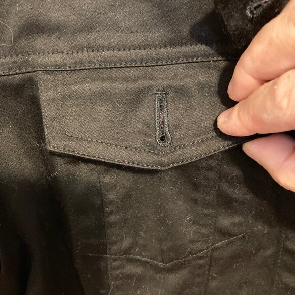 Berek Christmas Santa Jacket with Rhinestone Buttons, Size Small - Picture 6 of 8